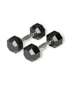 TROY USA SPORTS RUBBER HEX DUMBBELLS