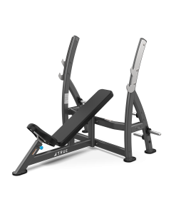 TRUE FITNESS XFW-7200 INCLINE PRESS BENCH WITH PLATE HOLDERS