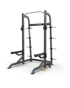 TRUE FITNESS XFW-8100 HALF RACK WITH PLATE HOLDERS